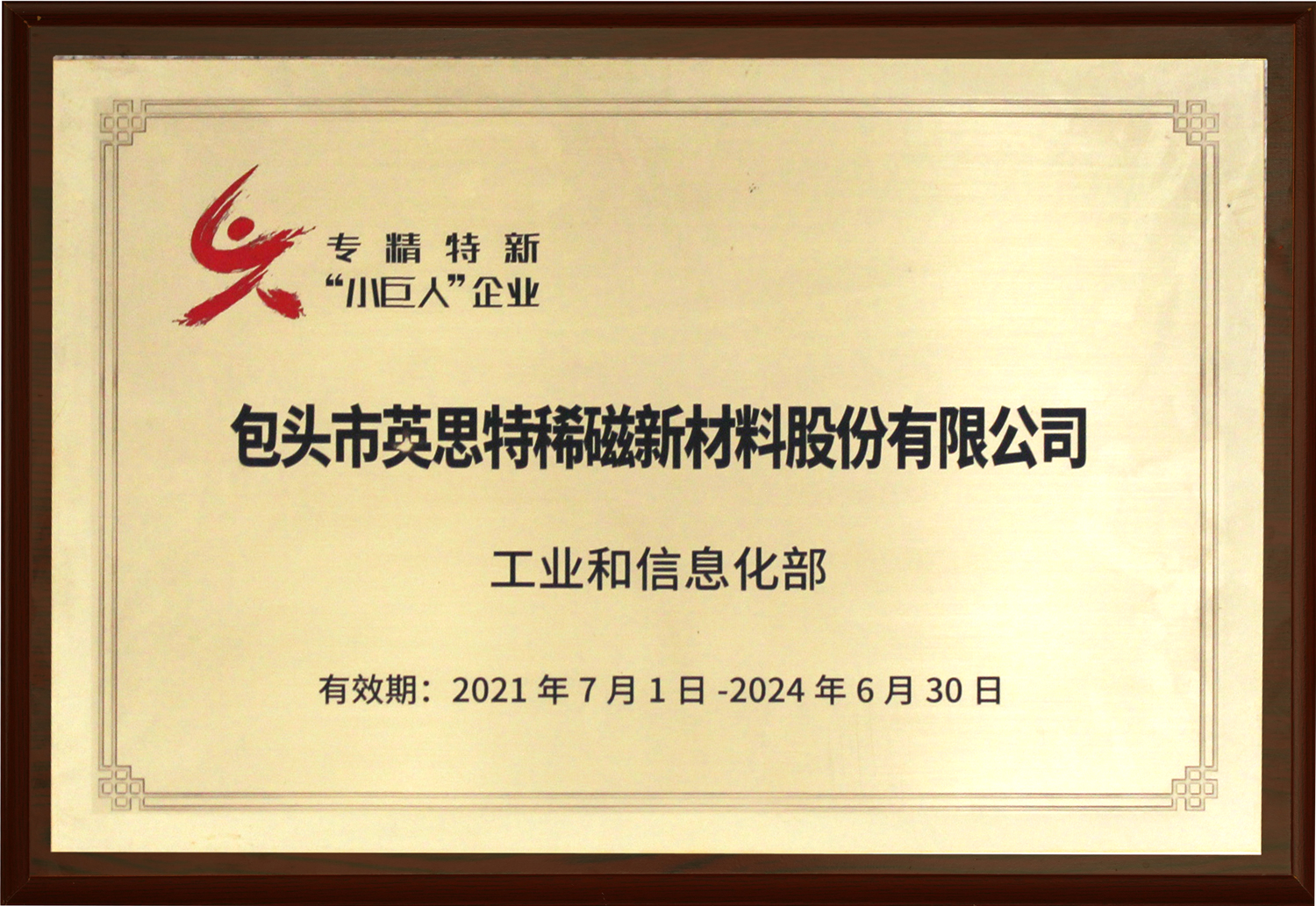 Specialized, Refined, And Innovative "Little Giant" Enterprise