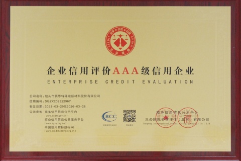 企業信用評價AAA級信用企業